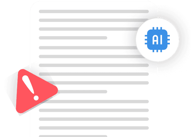 AI risk analyzer illustration